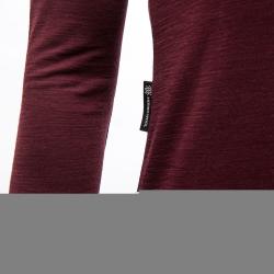 SENSOR Merino Air dámské body dl.rukáv Port Red