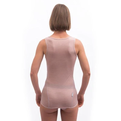 SENSOR Merino Air dámské triko bez rukávu Dusty Pink