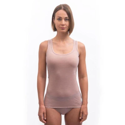 SENSOR Merino Air dámské triko bez rukávu Dusty Pink