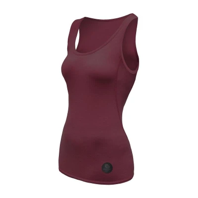 SENSOR Merino Air dámské triko bez rukávu Port Red SENSOR Merino Air dámské triko bez rukávu Port Red