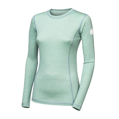 SENSOR Merino Air dámské triko dl.rukáv Basil Green