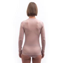 SENSOR Merino Air dámské triko dl.rukáv Dusty Pink