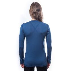 SENSOR Merino Air dámské tm.modré triko dl.rukáv