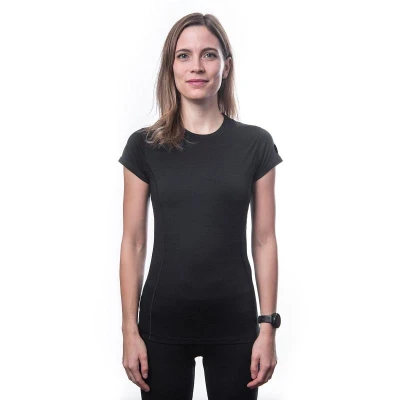 SENSOR Merino Air dámské černé triko