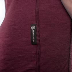 SENSOR Merino Air Port Red dámské tričko