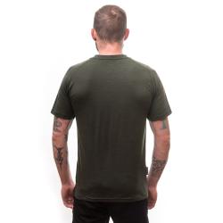 SENSOR Merino Air Earth pánské triko Olive Green