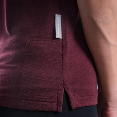 SENSOR Merino Air Fox dámské triko bez rukávu Port Red