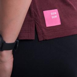 SENSOR Merino Air Fox dámské triko bez rukávu Port Red