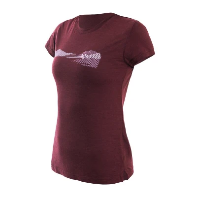 SENSOR Merino Air Hills dámské triko Port Red
