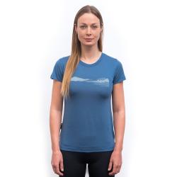 SENSOR Merino Air Hills dámské triko Riviera Blue
