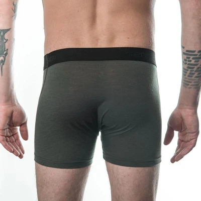 Sensor Merino Air pánské boxerky - Olive Green
