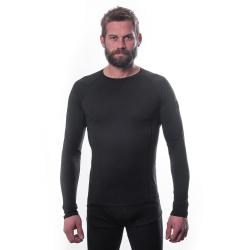 SENSOR Merino Air pánské černé tričko