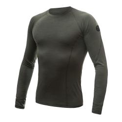 Sensor Merino Air pánske tričko dl.rukáv - Olive Green