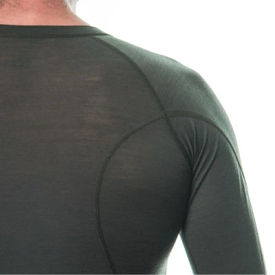 Sensor Merino Air pánské triko dl.rukáv - Olive Green
