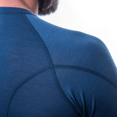 SENSOR Merino Air pánské tričko tm. modré