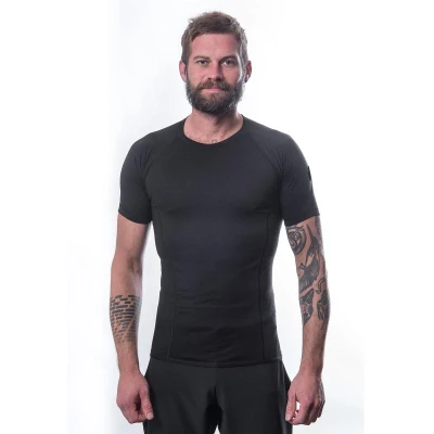 SENSOR Merino Air pánské tričko černé