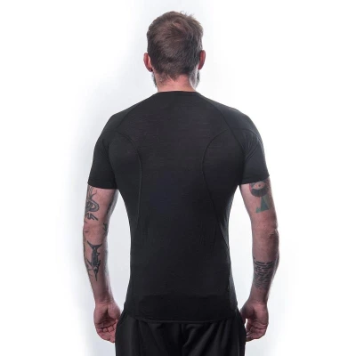 SENSOR Merino Air pánské tričko černé