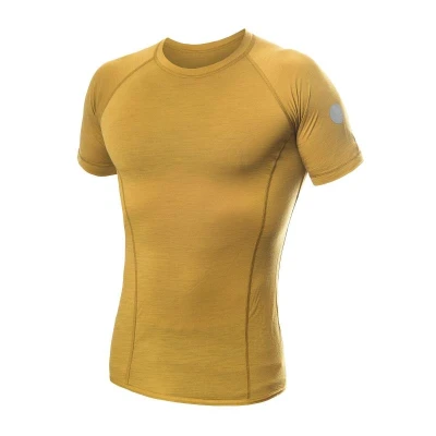 SENSOR Merino Air pánské tričko Mustard SENSOR Merino Air pánské tričko Mustard