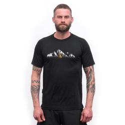 SENSOR Merino Air Rj Everest pánské černé triko
