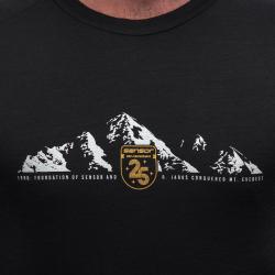 SENSOR Merino Air Rj Everest pánské černé triko