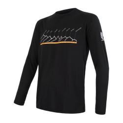 Sensor Merino Air Pt Čierna Rj pánske funkčné tričko Sensor Merino Air Pt Čierna Rj pánske funkčné tričko