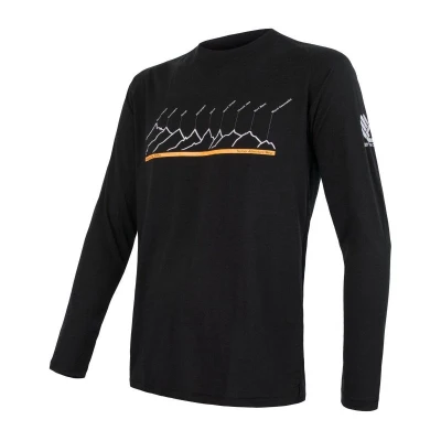 Sensor Merino Air Pt Černá Rj pánské funkční tričko Sensor Merino Air Pt Černá Rj pánské funkční tričko