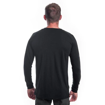 Sensor Merino Air Pt Černá Rj pánské funkční tričko