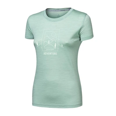 SENSOR Merino Air Say Yes dámské triko kr.rukáv Basil Green