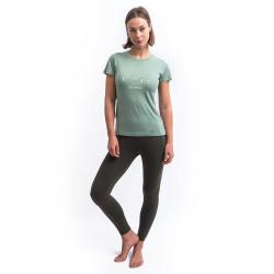 SENSOR Merino Air Say Yes dámské triko kr.rukáv Basil Green