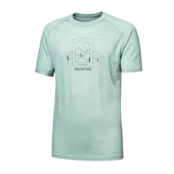 SENSOR Merino Air Say Yes pánské triko kr.rukáv Basil Green