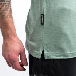 SENSOR Merino Air Say Yes pánské triko kr.rukáv Basil Green