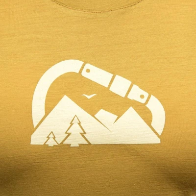 SENSOR Merino Air Summit dámské triko kr.rukáv Mustard
