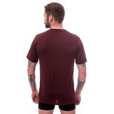 Sensor Merino Air Pt Summit Port Red pánské funkční tričko