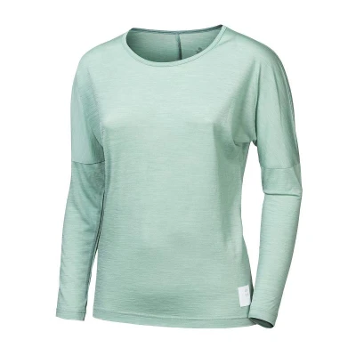 SENSOR Merino Air Traveller dámské triko dl.rukáv Basil Green