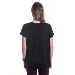 SENSOR Merino Air Traveller dámské černé triko kr.rukáv