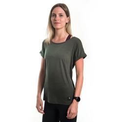 SENSOR Merino Air Traveller dámské triko kr.rukáv Olive Green