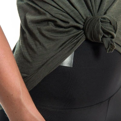 SENSOR Merino Air Traveller dámské triko kr.rukáv Olive Green