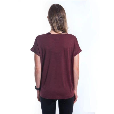SENSOR Merino Air Traveller dámské triko kr.rukáv Port Red