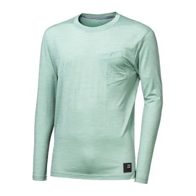 SENSOR Merino Air Traveller pánské triko dl.rukáv Basil Green SENSOR Merino Air Traveller pánské triko dl.rukáv Basil Green