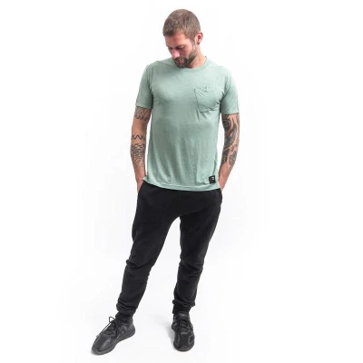 SENSOR Merino Air Traveller pánské triko Basil Green