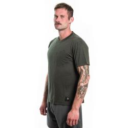 SENSOR Merino Air Traveller pánské triko Olive Green