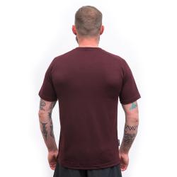 SENSOR Merino Blend Elements pánské triko kr.rukáv Port Red