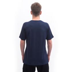 SENSOR Merino Blend Moon pánske tričko kr.rukáv Deep Blue