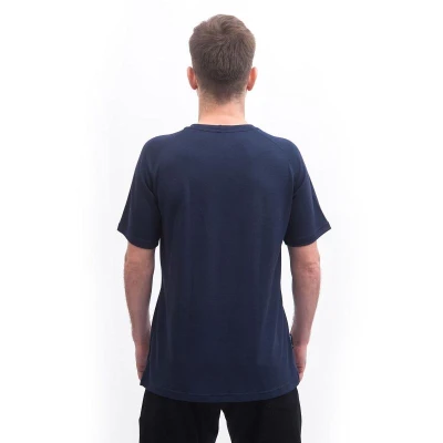 SENSOR Merino Blend Moon pánské triko kr.rukáv Deep Blue