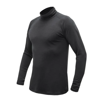 SENSOR Merino Blend pánský černý rolák SENSOR Merino Blend pánský černý rolák