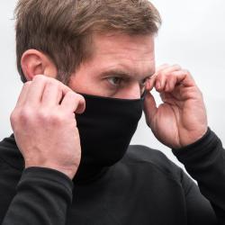 SENSOR Merino Blend pánský černý rolák