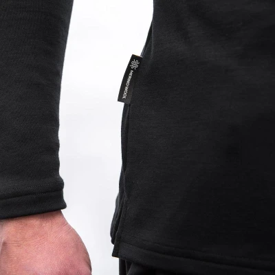 SENSOR Merino Blend pánský černý rolák