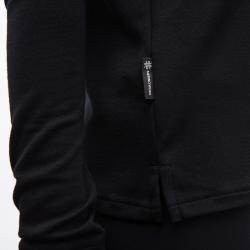 SENSOR Merino Blend Stone dámské černé triko dl.rukáv