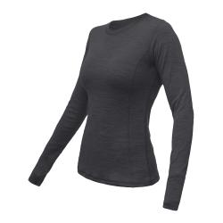 SENSOR Merino Bold Anthracite Gray dámske tričko