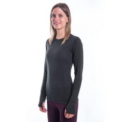 SENSOR Merino Bold Anthracite Gray dámské tričko